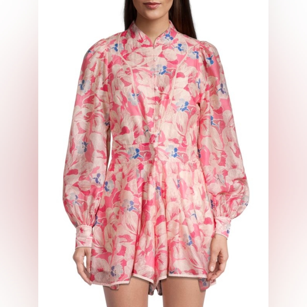 TED BAKERLele Floral Fitted Romper